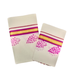 Ramsons Set Mundu for Women - RM6267 - Magenta