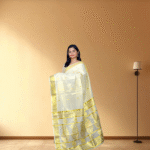 Ramsons Diamond Pattu Self Tissue Saree - RM1284