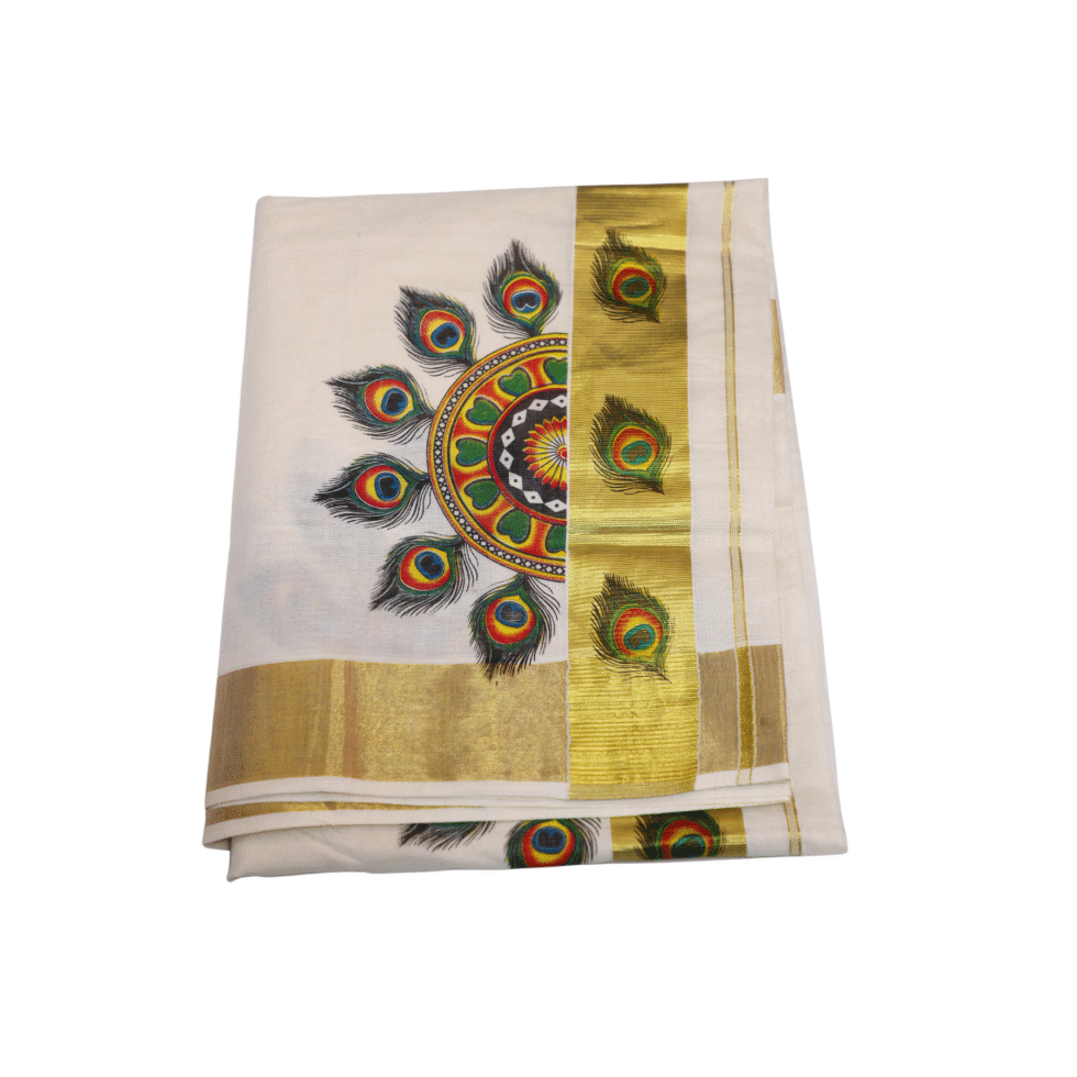 Ramsons Chitrachakra Cotton Saree - RM4226