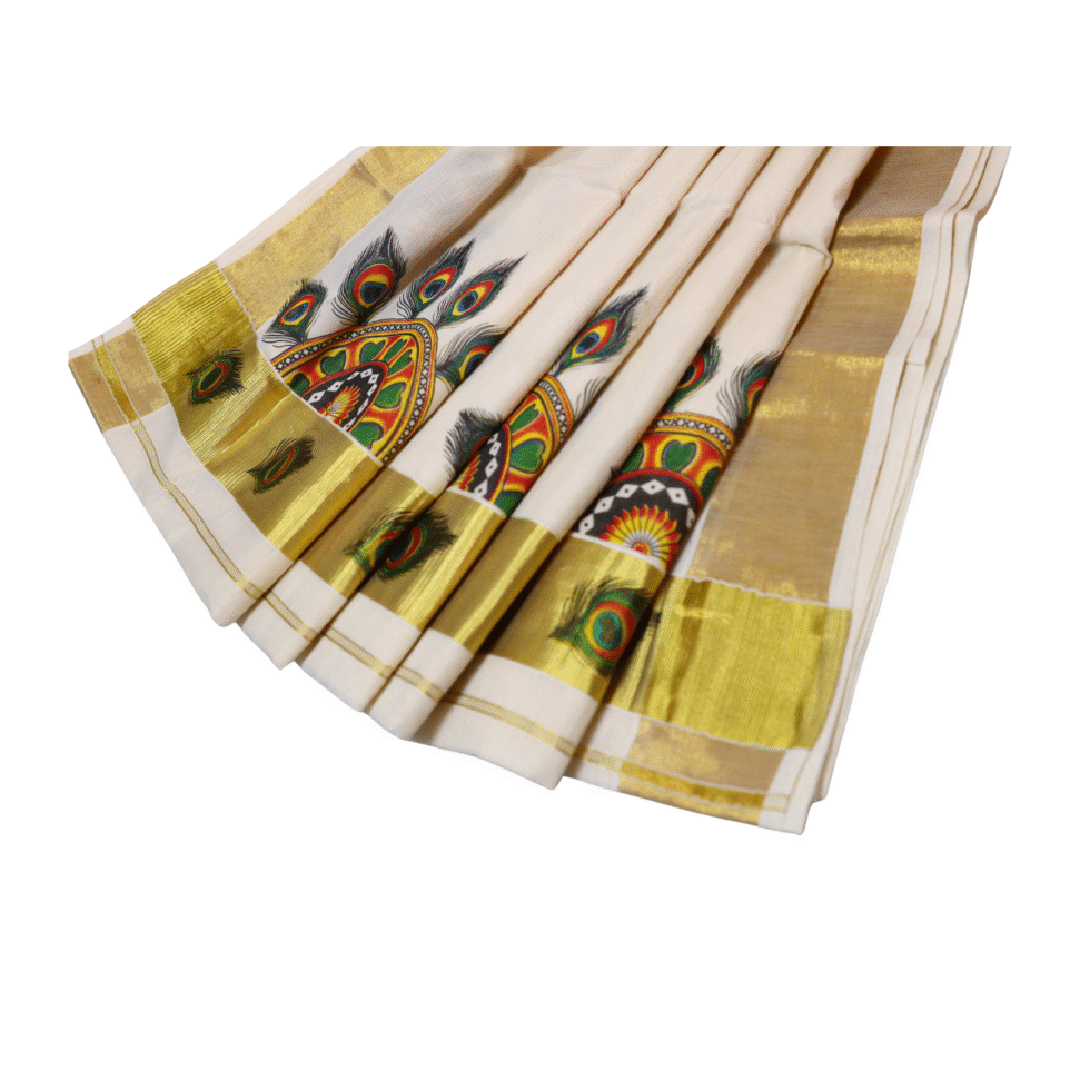 Ramsons Chitrachakra Tissue Saree - RM4226