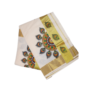 Ramsons Chitrachakra Tissue Saree - RM4226