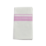 Ramsons Cotton White Single Dhoti with Pink Kara – RM5093