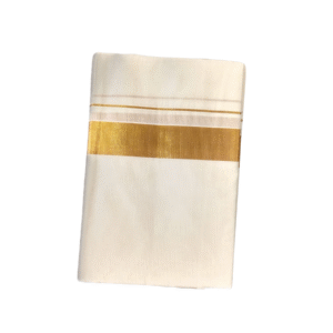 Ramsons Cream Cotton Dhoti for Men - RM314
