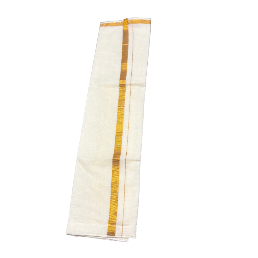 Ramsons Cream Cotton Kids Dhoti - KM