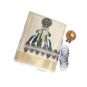 Ramsons Kathakali Chitra Cotton Set Saree - RM4339