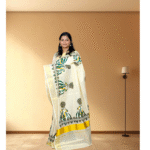 Ramsons Kathakali Chitra Tissue Set Saree - RM4340