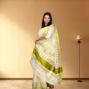 Ramsons Pushparekha Tissue Saree - RM4334