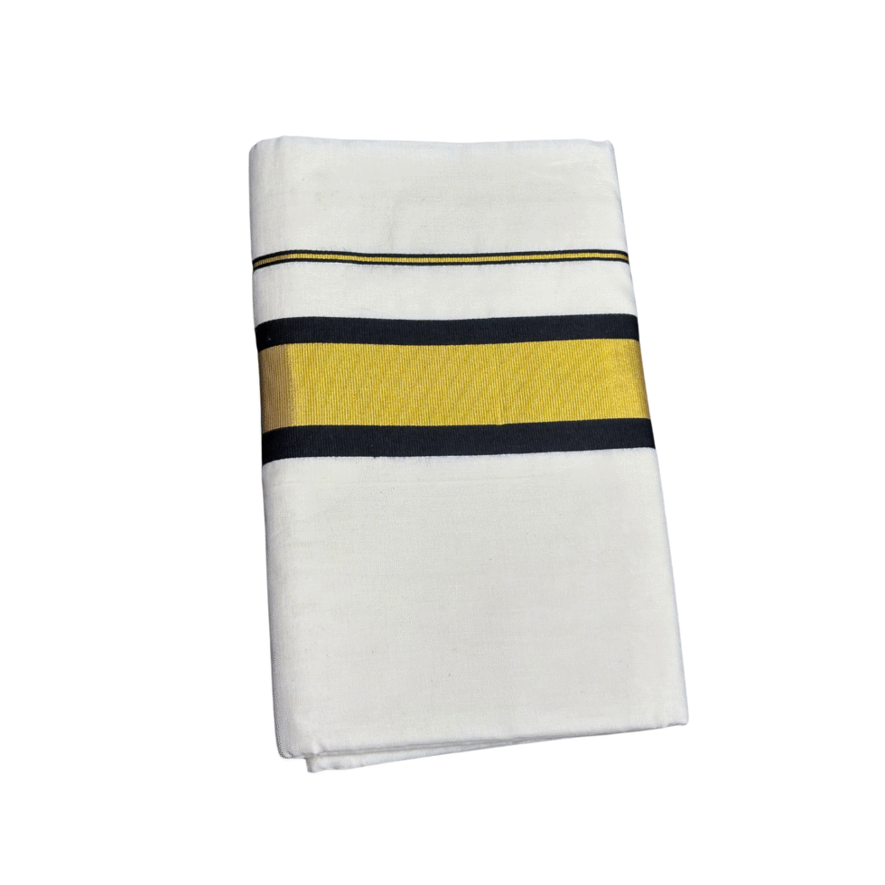 Ramsons Shyama Kasavu Cotton Saree - RM1701