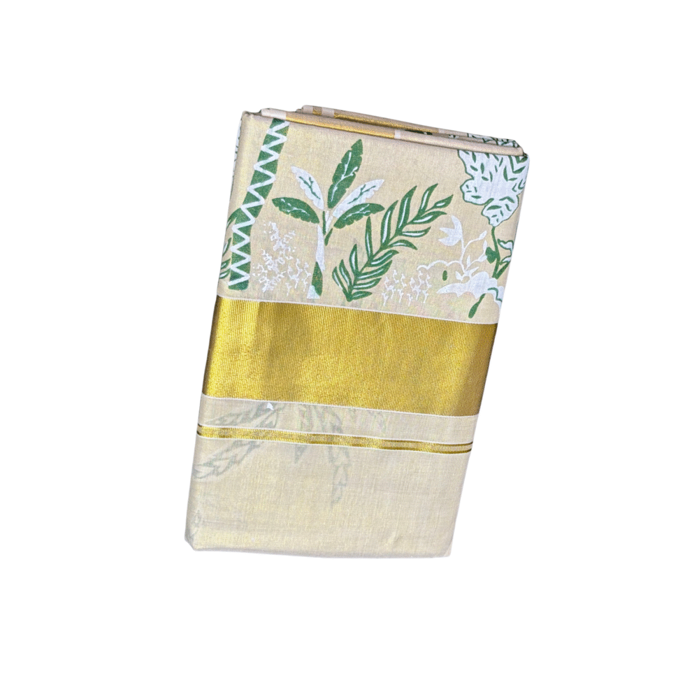 Ramsons Vruksha Chitra Tissue Set Saree - RM2034
