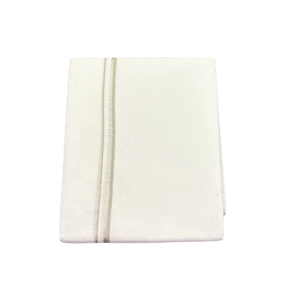 Ramsons Premium Double Dhoti Silver and Olivegreen Kara - RM7193