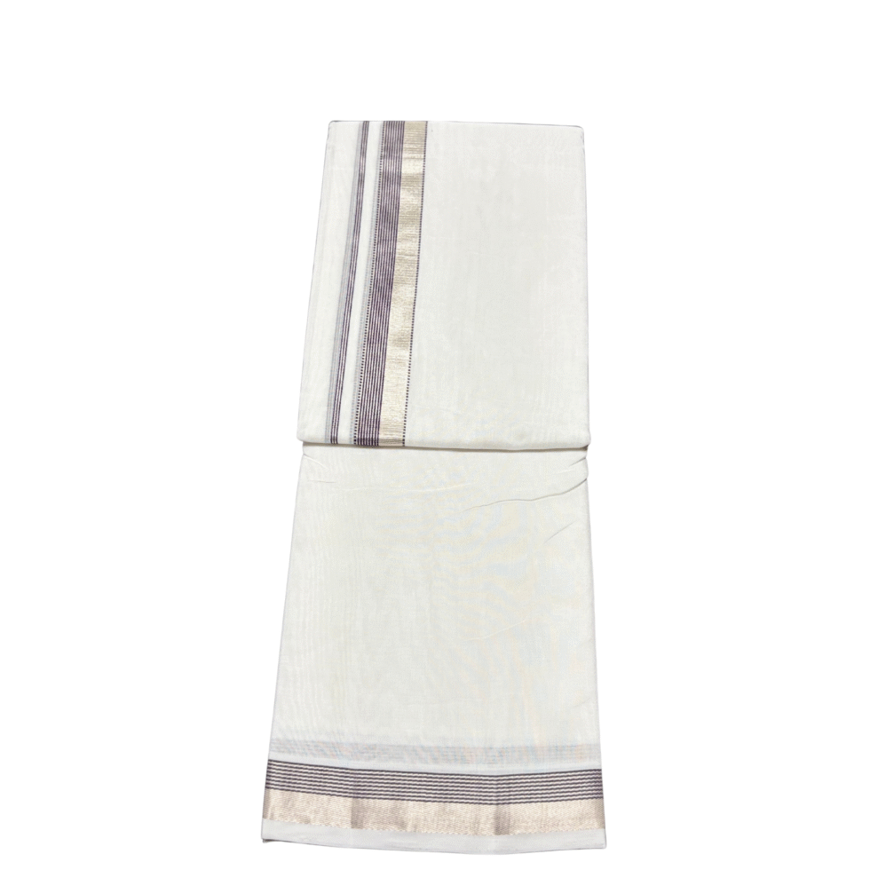 Ramsons Premium Handloom Double Dhoti -RMHD36BLACKA