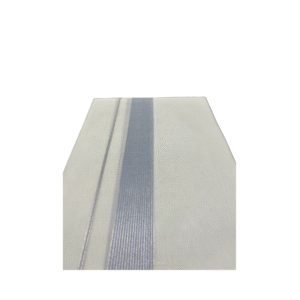 Ramsons Premium Handloom Double Dhoti RMHD38 – pure cotton in Blue with Silver Kara, elegant traditional wear for weddings & festive occasions