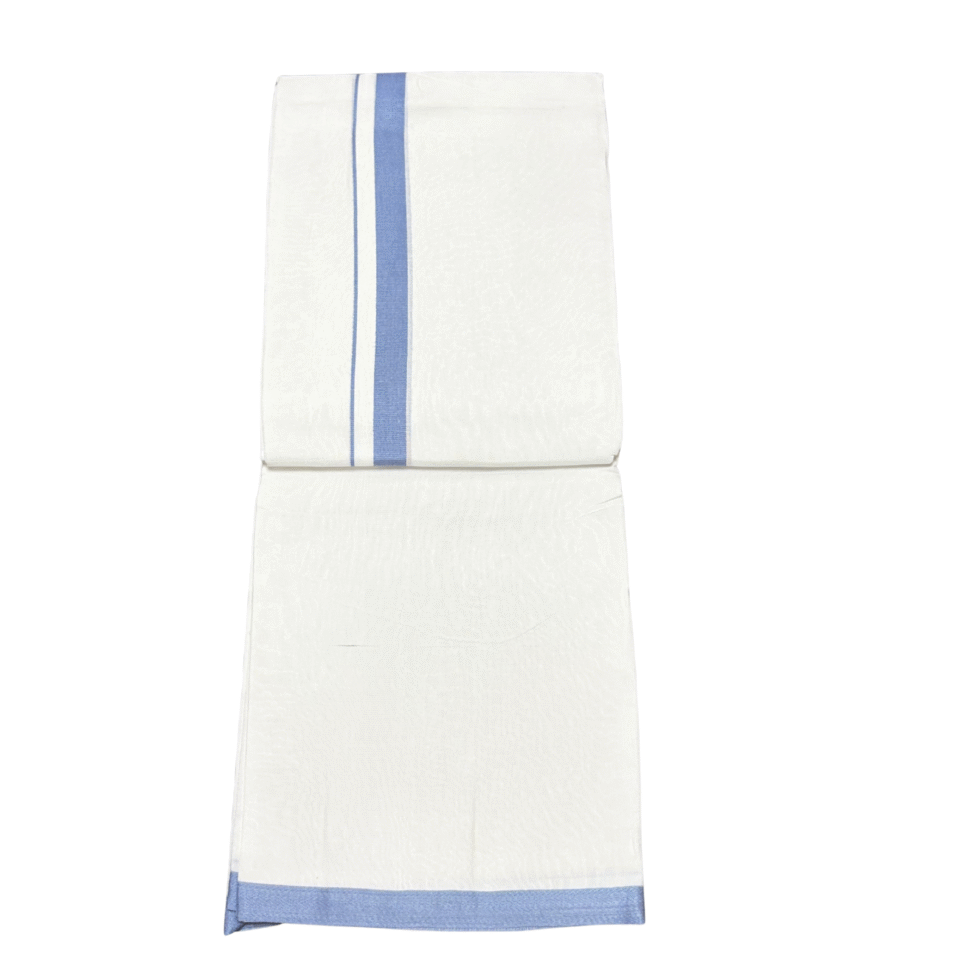 Ramsons Premium Malabar Special Double Dhoti With Colour Kara - RM7011