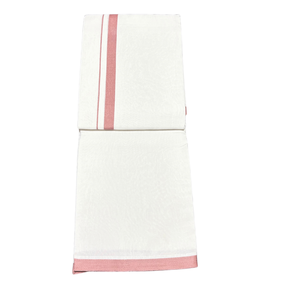 Ramsons Premium Malabar Special Double Dhoti With Colour Kara - RM7011