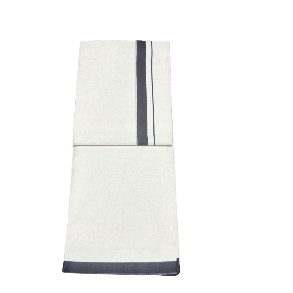 Ramsons Premium Malabar Special Double Dhoti With Colour Kara - RM7011