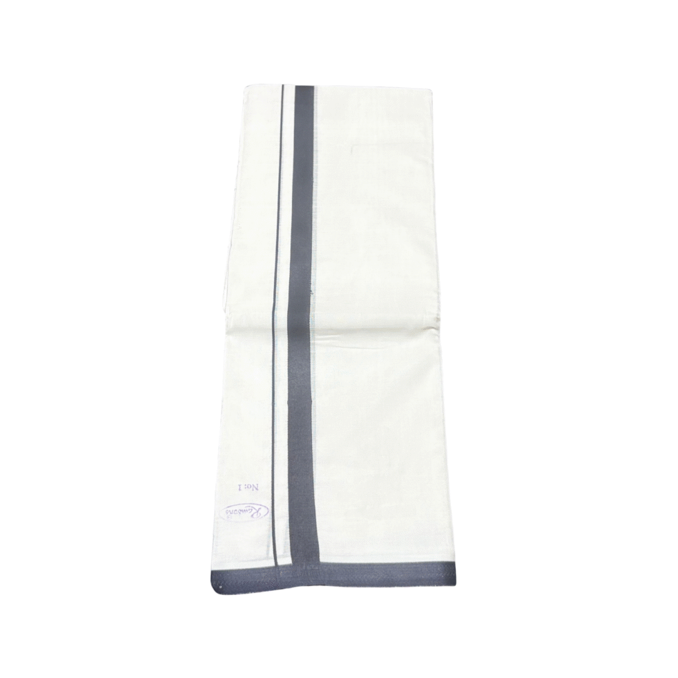 Ramsons Premium Malabar Special Double Dhoti With Colour Kara - RM7011