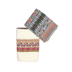 Ramsons Printed Set Mundu with Contrast Blouse Piece - RM6460