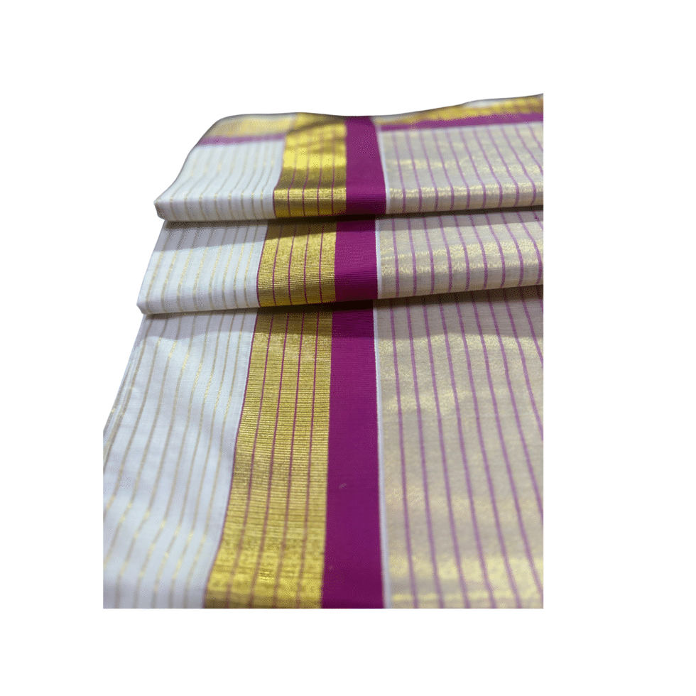 Ramsons Tissue Cotton Mix Set Saree - RM2062