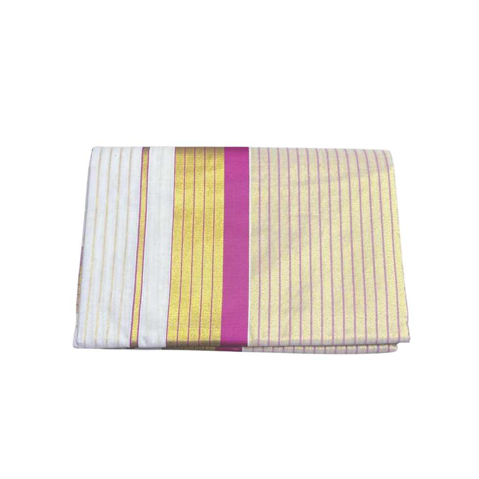 Ramsons Tissue Cotton Mix Set Saree - RM2062