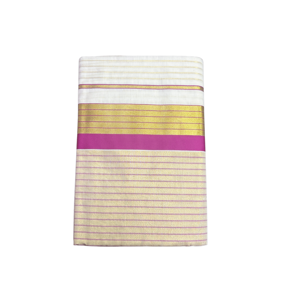 Ramsons Tissue Cotton Mix Set Saree - RM2062