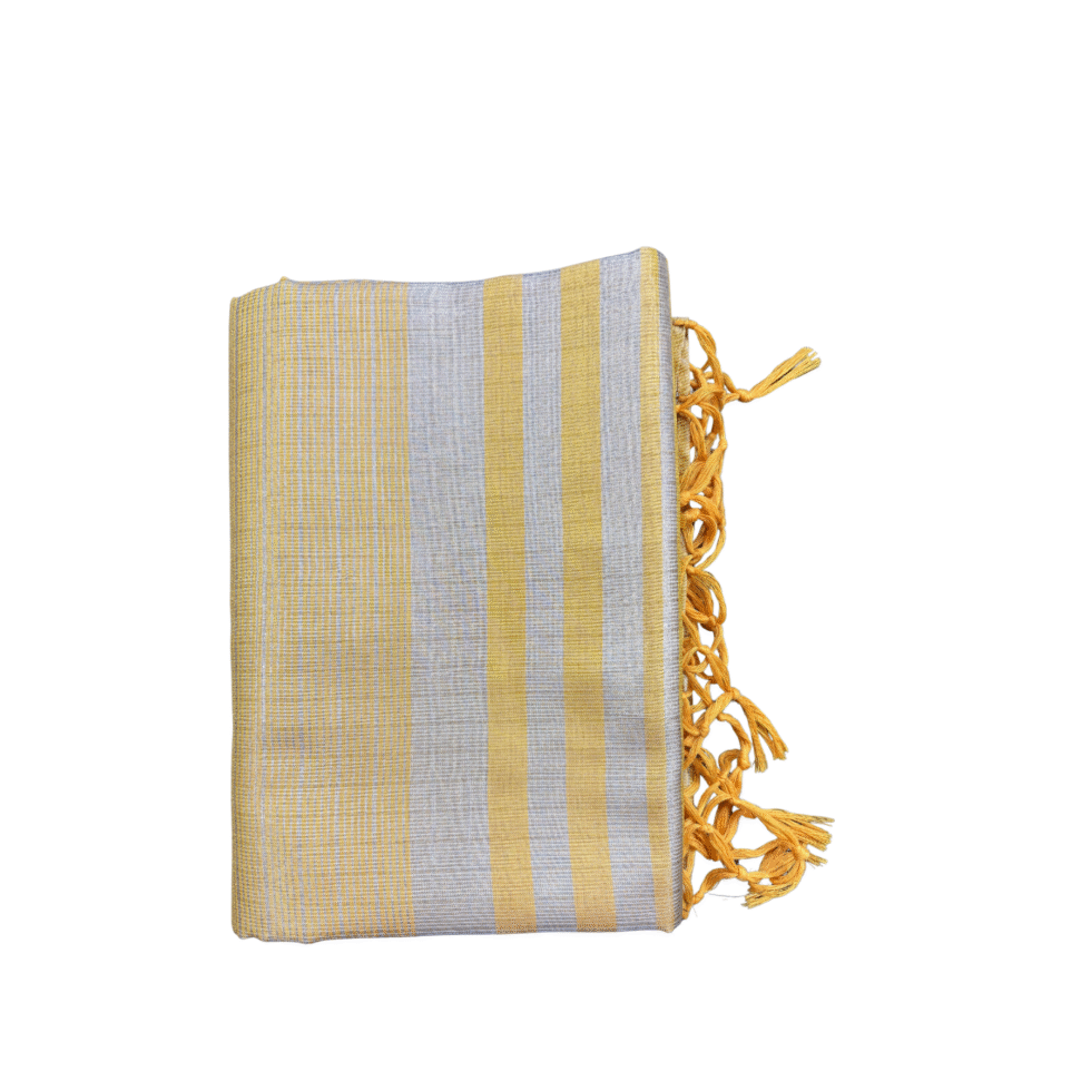 Sarvamangala Aarohi Tissue Saree With Stripes - SSF03