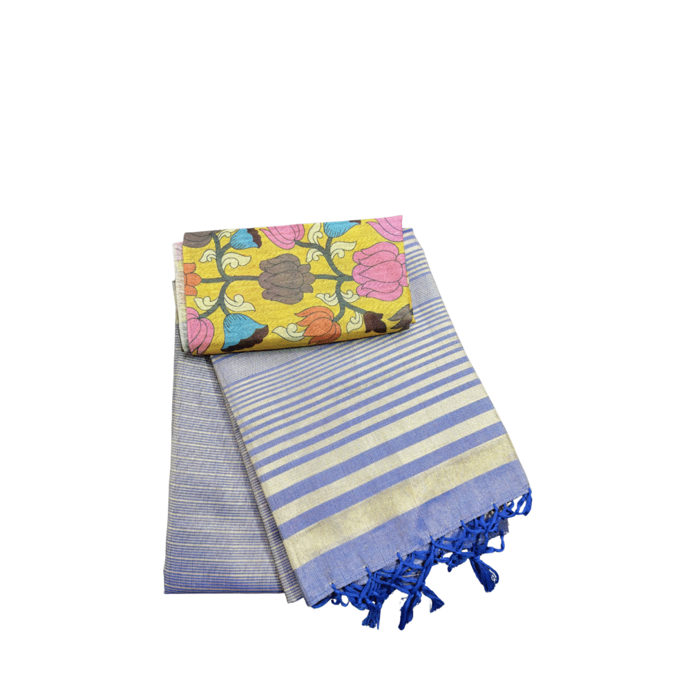 Sarvamangala Aarohi Tissue Saree With Stripes - SSF03