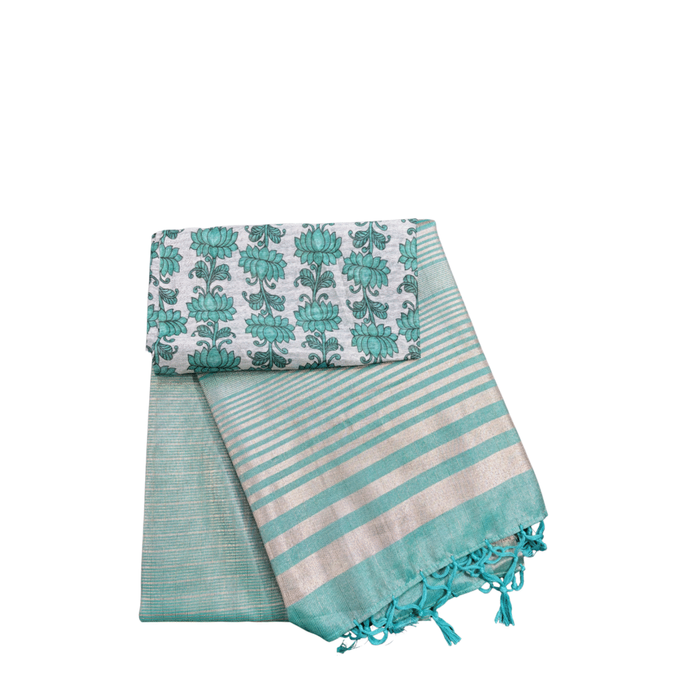 Sarvamangala Aarohi Tissue Saree With Stripes - SSF03