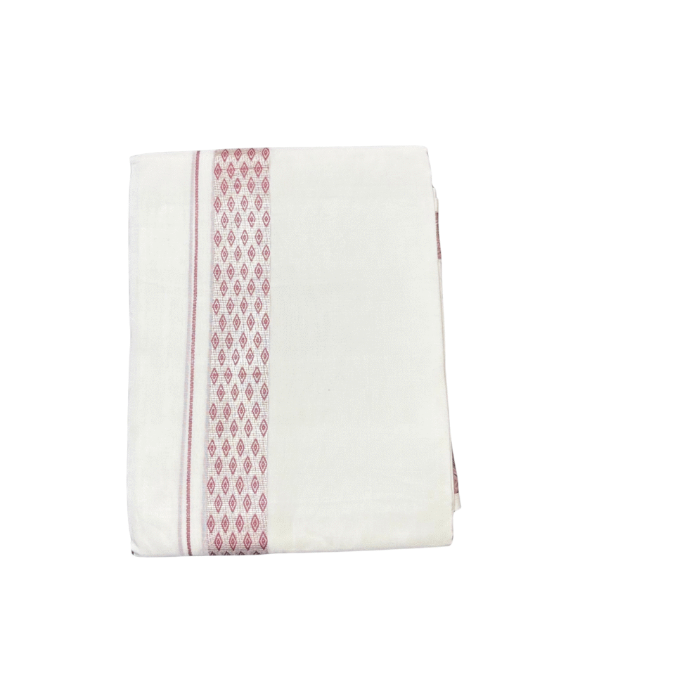 Ramsons Premium Emperor Double Dhoti Diamond Designed Kara - RM7247D