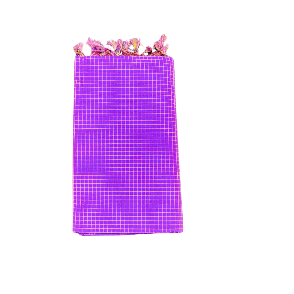 Sarvamangala Arani Check Cotton Saree - SLT595