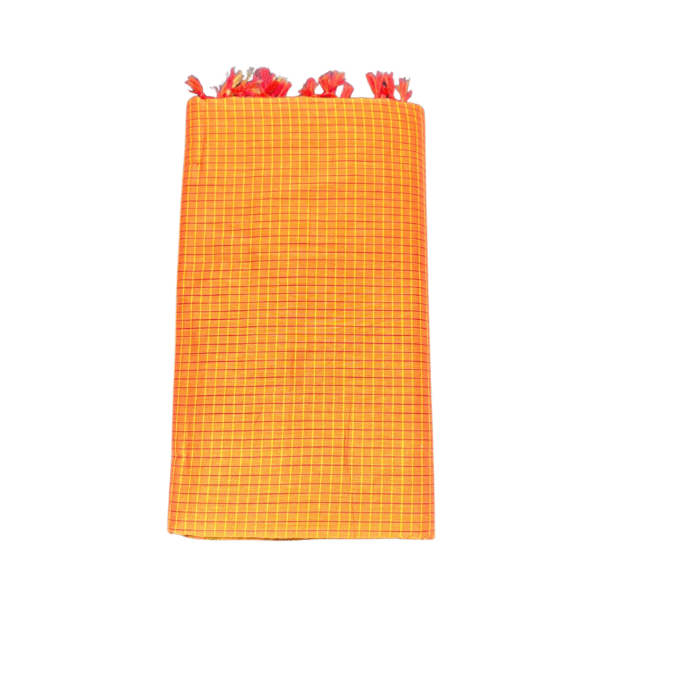 Sarvamangala Arani Check Cotton Saree - SLT595