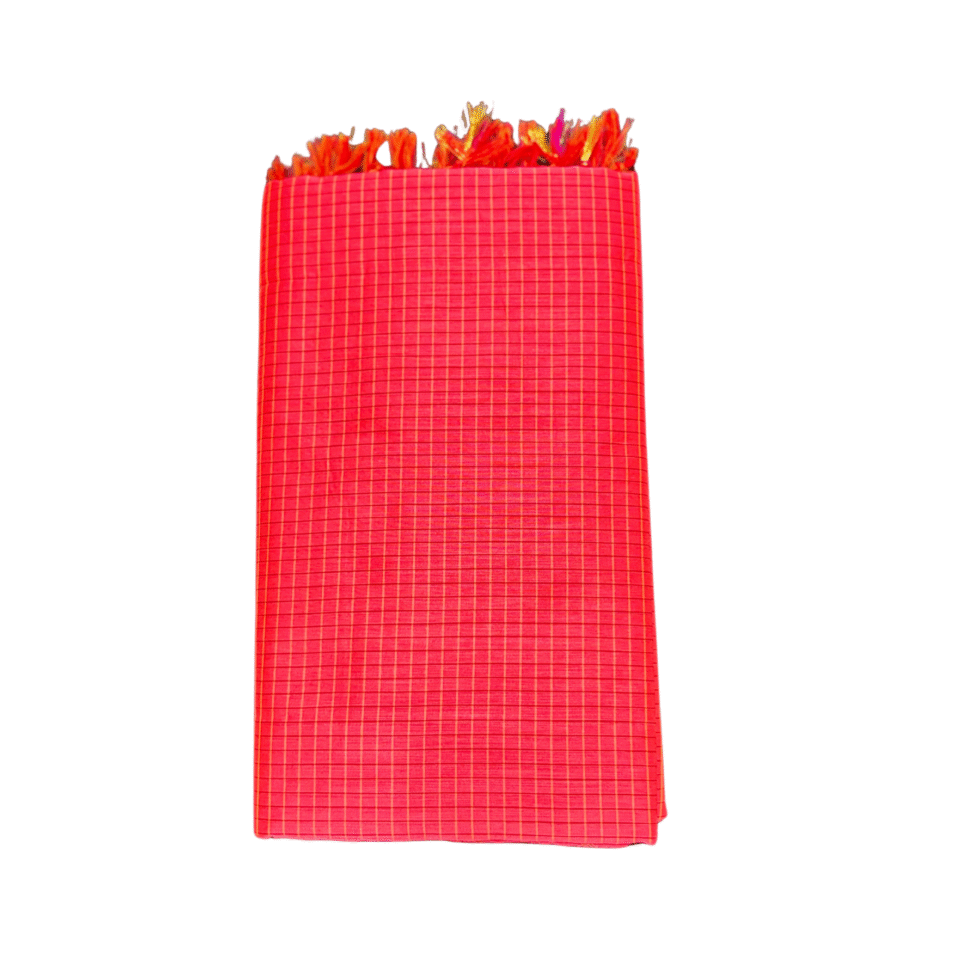 Sarvamangala Arani Check Cotton Saree - SLT595