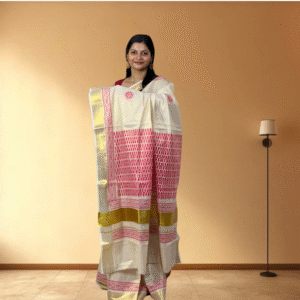 Ramsons Design Printed Tissue Set Saree - RM4394