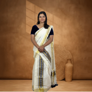 Ramsons Designed Cotton Single Set Mundu – RM6247