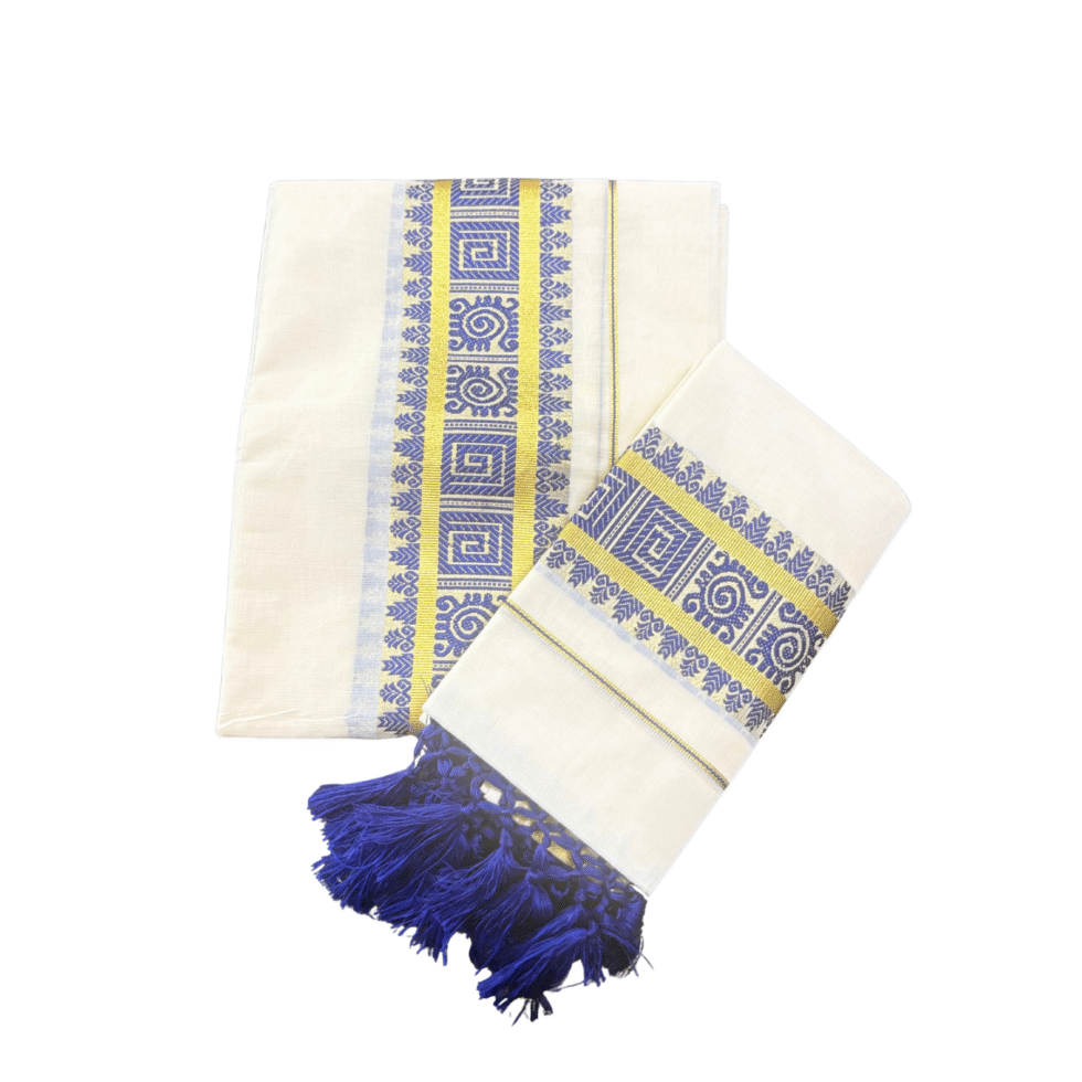 Ramsons Designed Cotton Single Set Mundu – RM6247