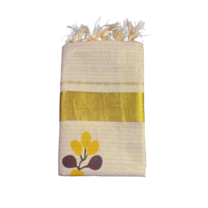 Ramsons Printed Tissue Set Saree With Tassels - RM4368