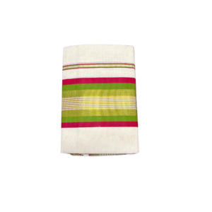 Ramsons Striped Kasavu Cotton Single Set Mundu - RM6502