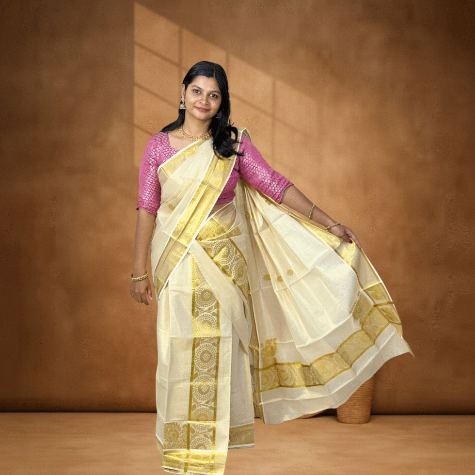 Ramsons Tissue Double Set Mundu - RM31D