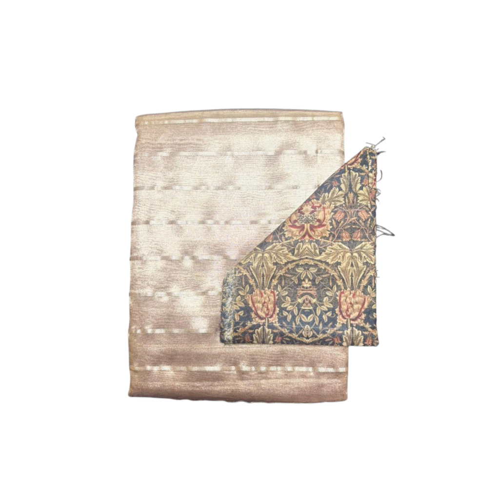 Sarvamangala Tissue Saree With Strip Design - TKS115