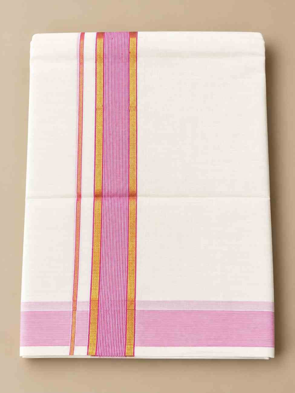 RAMSONS CREAM DHOTI - 420