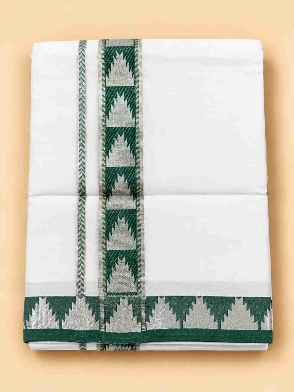 RAMSONS WHITE DHOTIS - 8102
