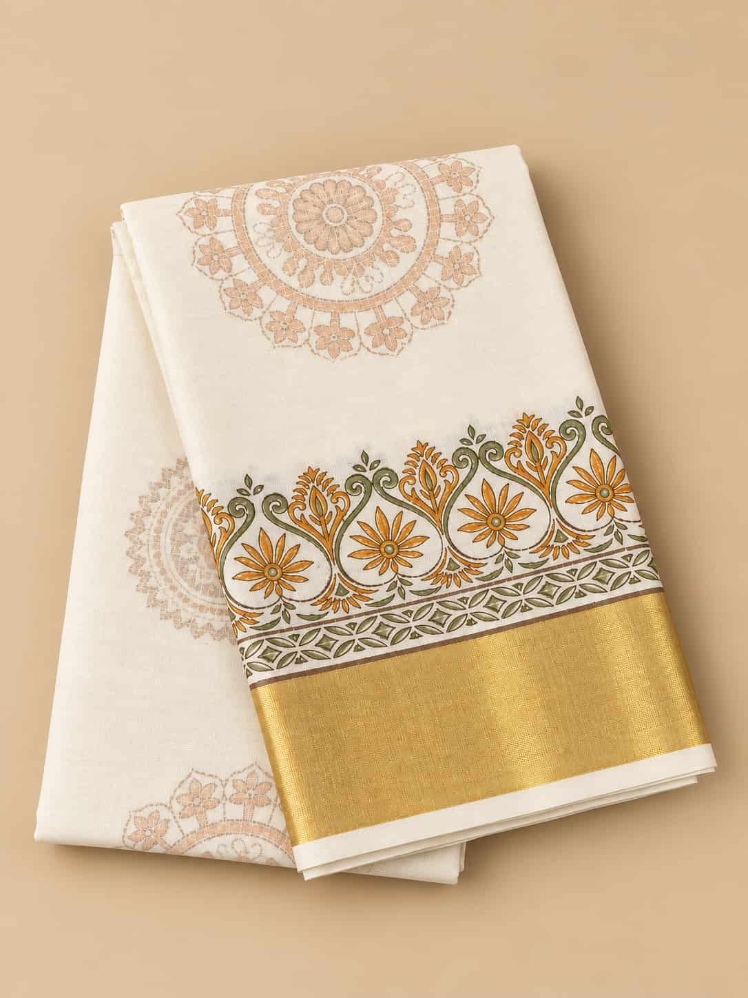 RAMSONS COTTON SET SAREE – 4595