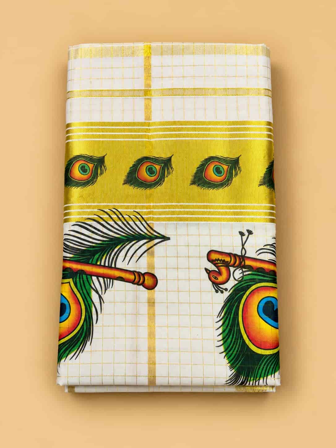 RAMSONS COTTON KASAVU SET SAREE – 1865