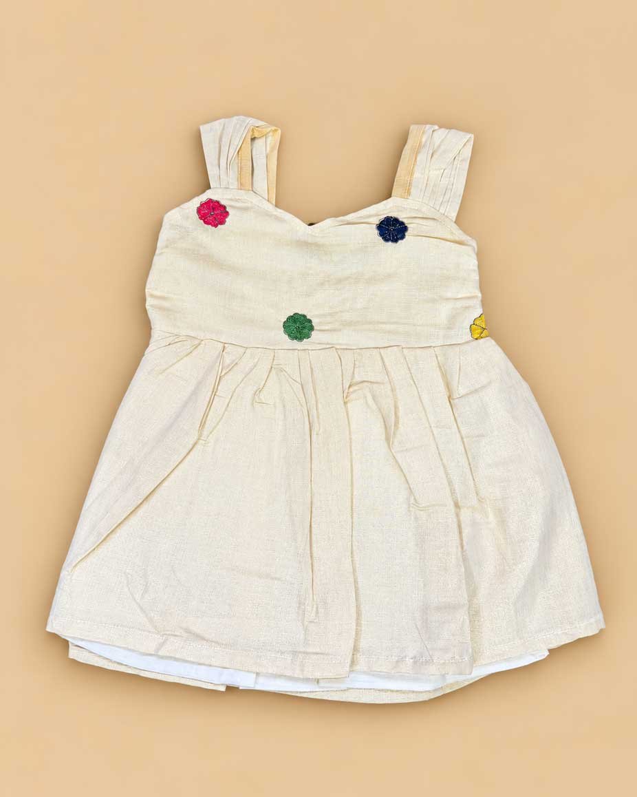 RAMSONS INFANT GIRLS TISSUE EMBROIDERED DRESS – BBY04-0