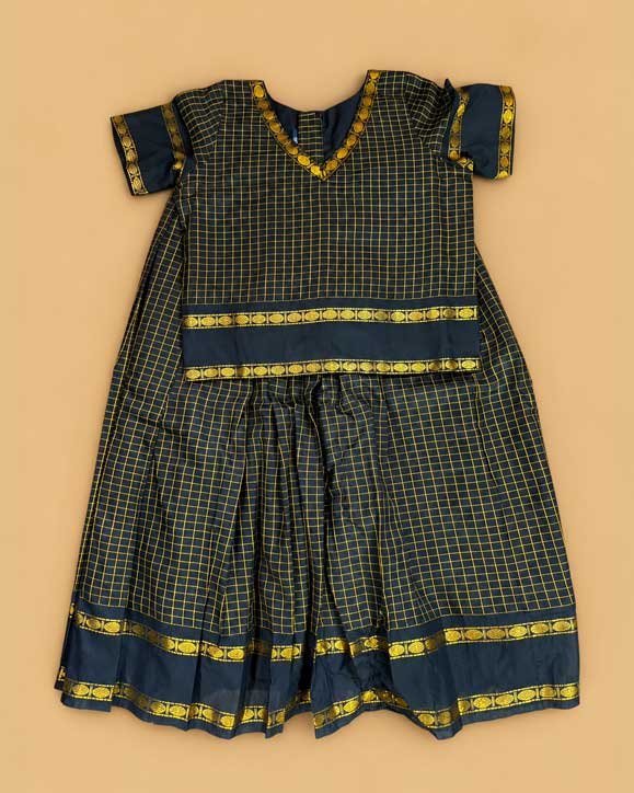 RAMSONS GIRLS COTTON CHECK SKIRT and TOP – 11123S
